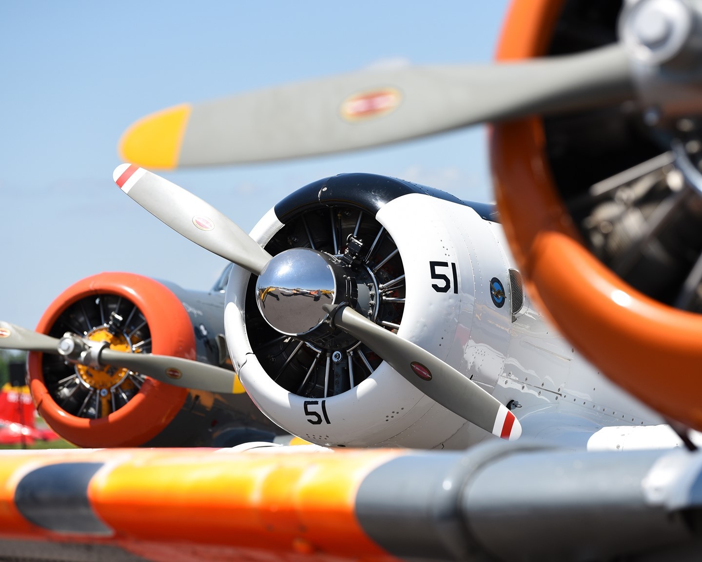 Planes lined up at the annual SUN 'n FUN Aerospace Expo in Lakeland, FL