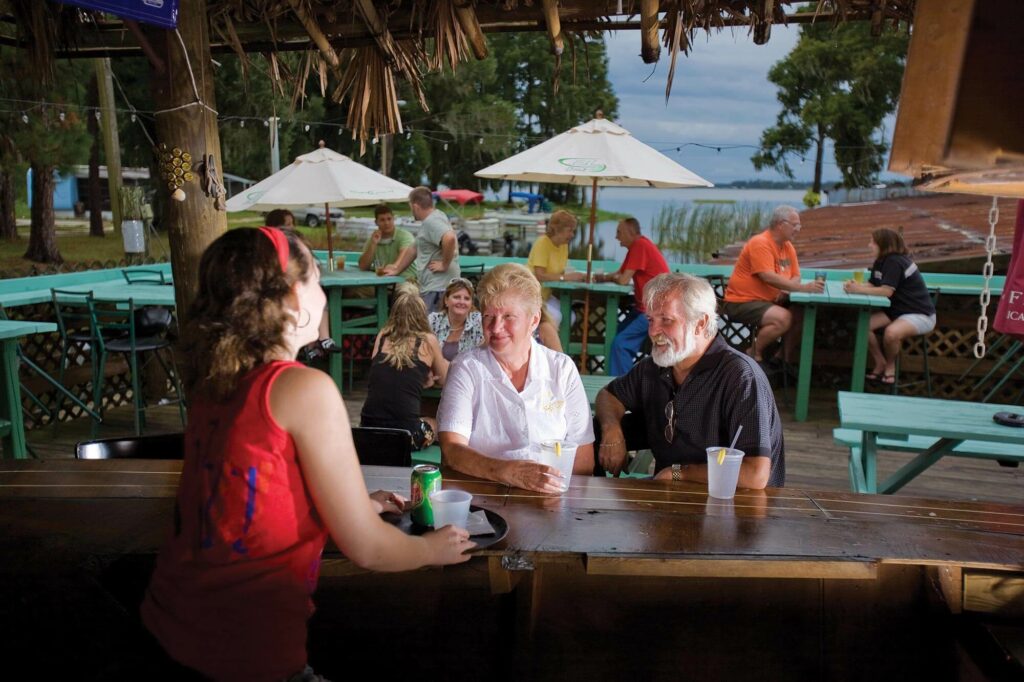 outdoor dining at Cherry Pocket Steak & Seafood Shak