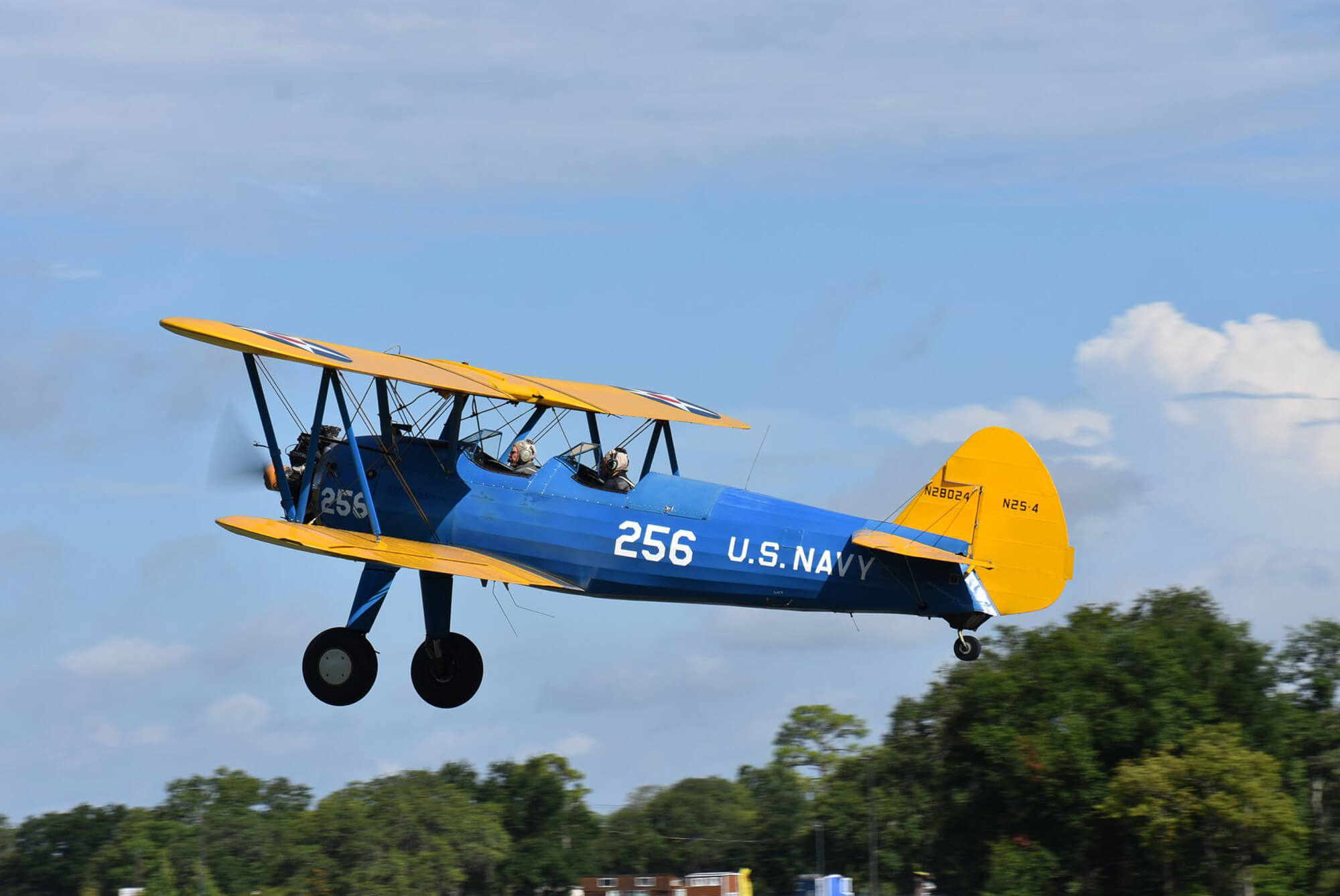 1941 Stearman PT-17 biplane ride at Preston Aviation